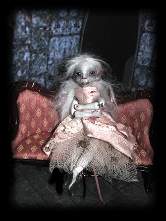 Gweena Madalaine, Ratgirl, the haunted Ghost of Ravensbreath Castle